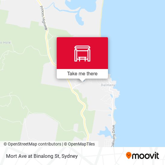 Mort Ave at Binalong St map