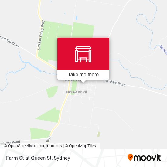 Farm St at Queen St map