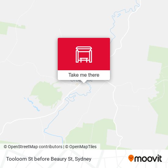 Tooloom St before Beaury St map