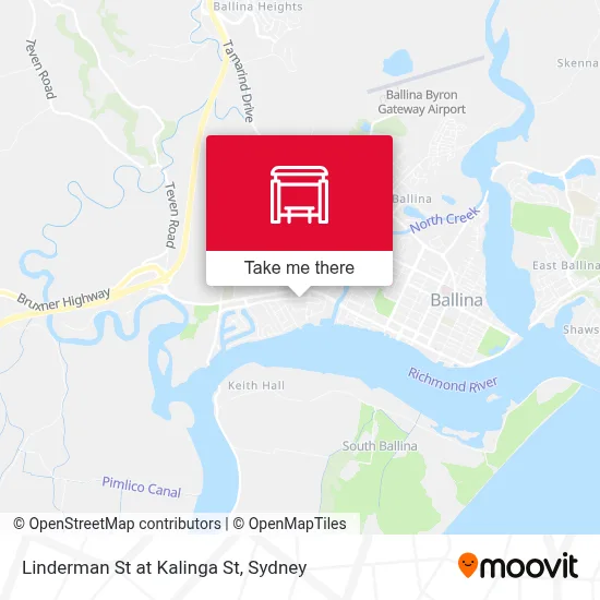 Mapa Linderman St at Kalinga St