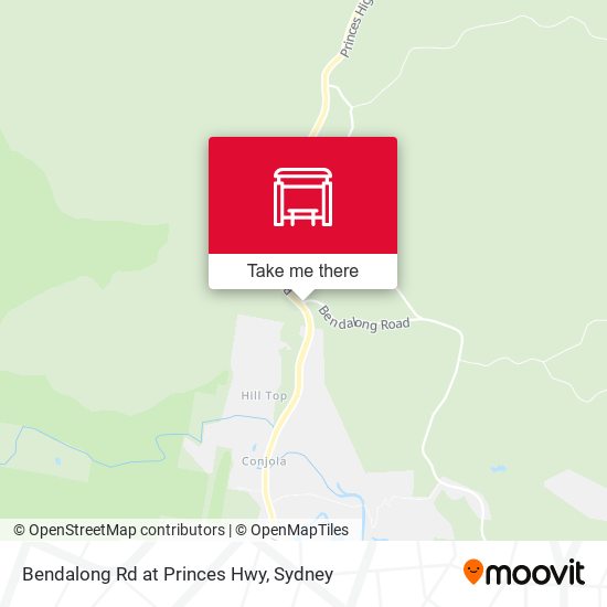 Bendalong Rd at Princes Hwy map