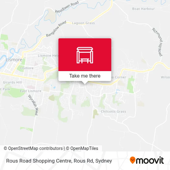 Mapa Rous Road Shopping Centre, Rous Rd