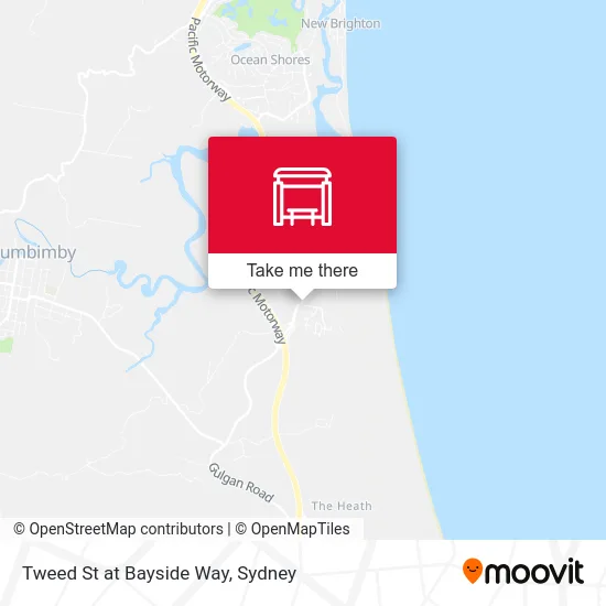 Mapa Tweed St at Bayside Way