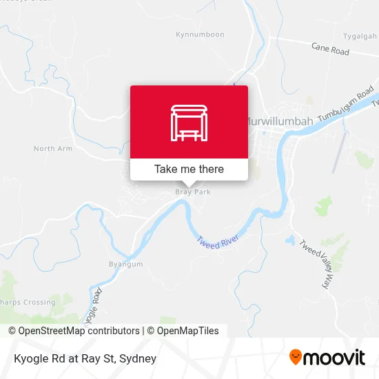 Mapa Kyogle Rd at Ray St