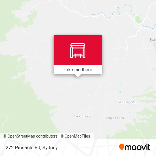 Mapa 272 Pinnacle Rd