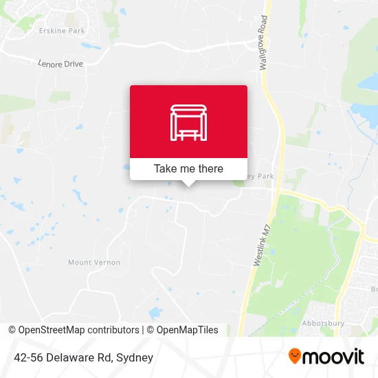 Mapa 42-56 Delaware Rd