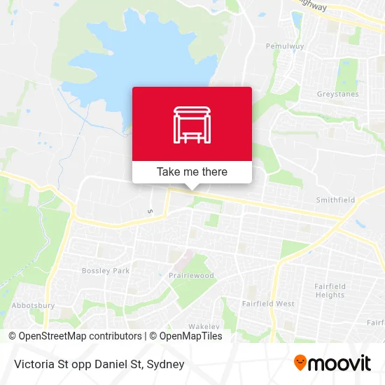 Mapa Victoria St opp Daniel St