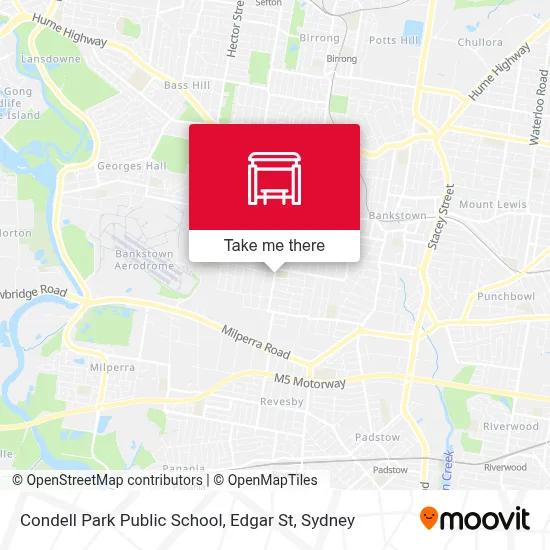 Mapa Condell Park Public School, Edgar St