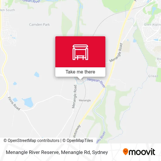 Mapa Menangle River Reserve, Menangle Rd