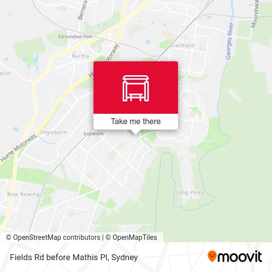 Mapa Fields Rd before Mathis Pl