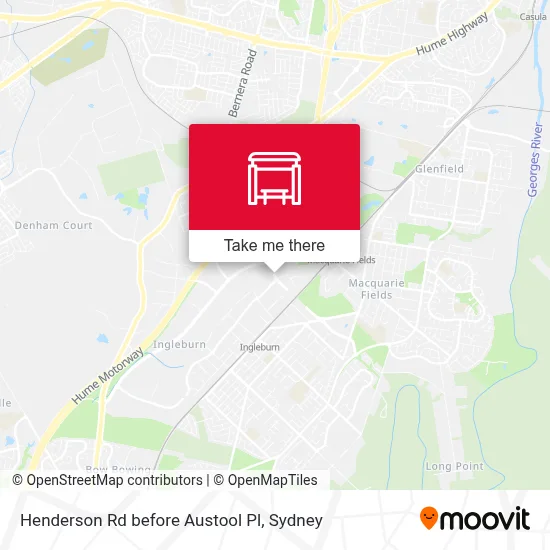 Mapa Henderson Rd before Austool Pl