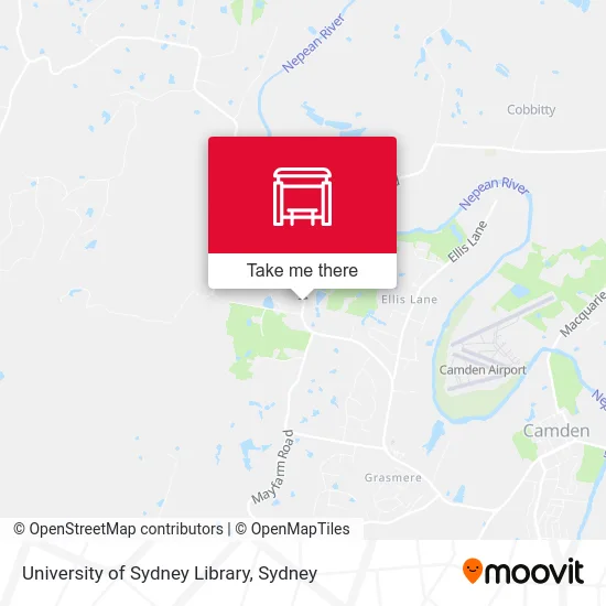 Mapa University of Sydney Library