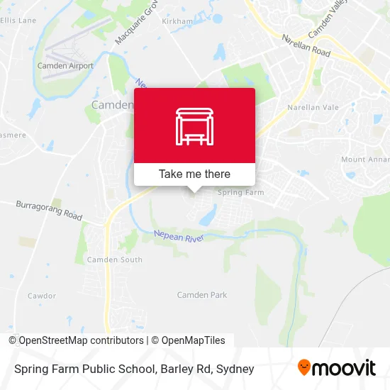 Mapa Spring Farm Public School, Barley Rd