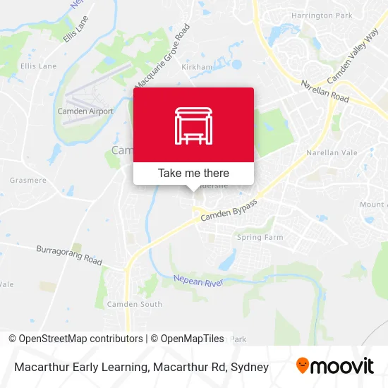 Mapa Macarthur Early Learning, Macarthur Rd