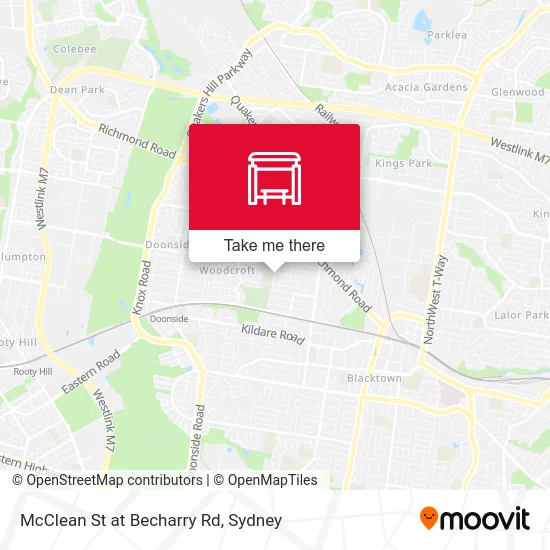 Mapa McClean St at Becharry Rd