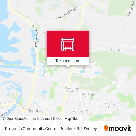 Mapa Progress Community Centre, Pendock Rd