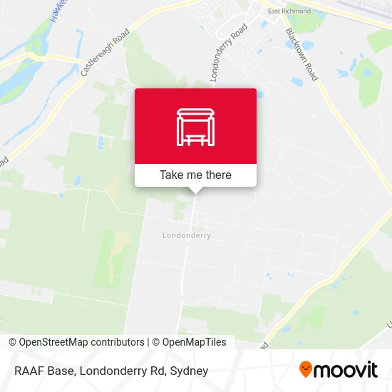 Mapa RAAF Base, Londonderry Rd