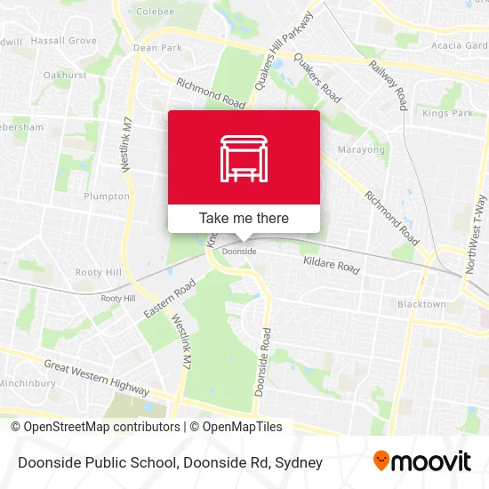 Mapa Doonside Public School, Doonside Rd