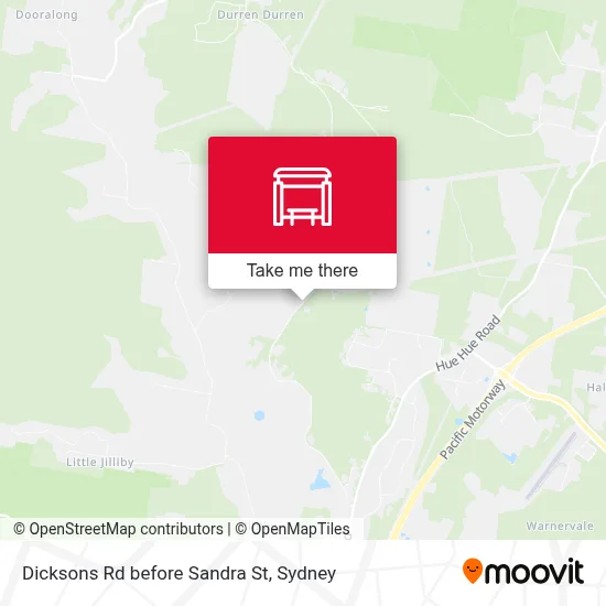 Mapa Dicksons Rd before Sandra St