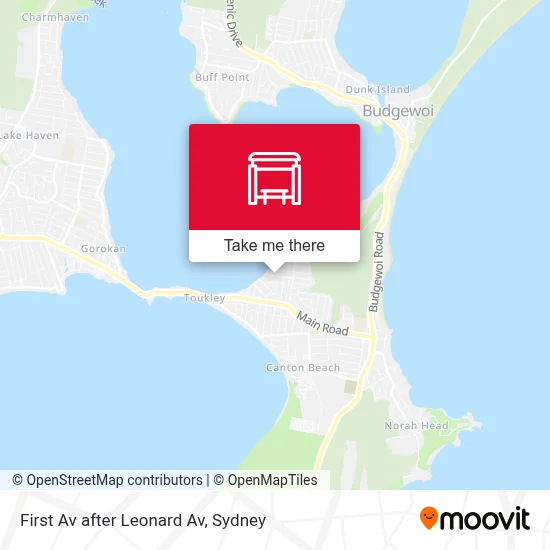 Mapa First Av after Leonard Av