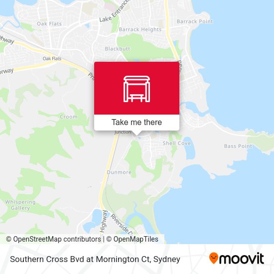 Southern Cross Bvd at Mornington Ct map