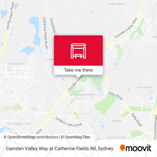 Camden Valley Way at Catherine Fields Rd map