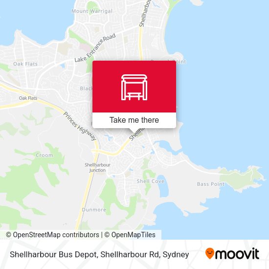 Shellharbour Bus Depot, Shellharbour Rd map
