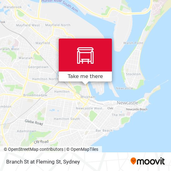 Branch St at Fleming St map