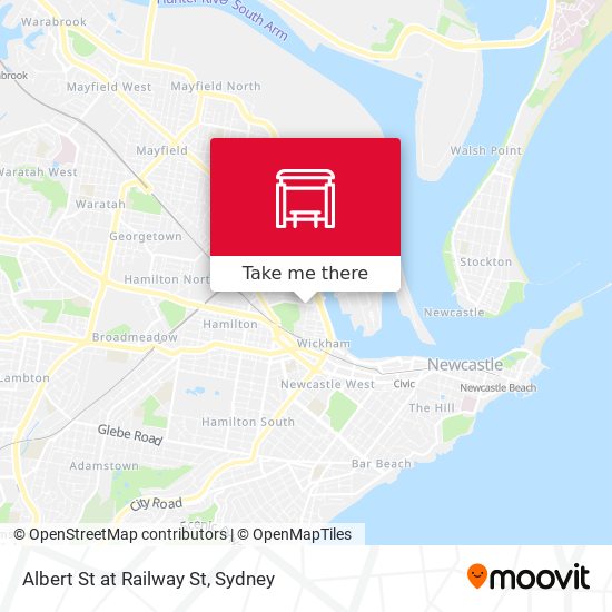 Albert St at Railway St map