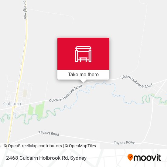 2468 Culcairn Holbrook Rd map