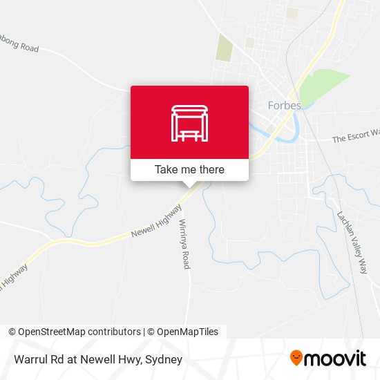 Mapa Warrul Rd at Newell Hwy