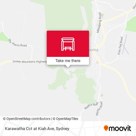 Karawatha Cct at Kiah Ave map