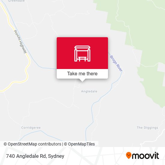 740 Angledale Rd map