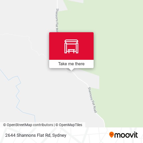 2644 Shannons Flat Rd map