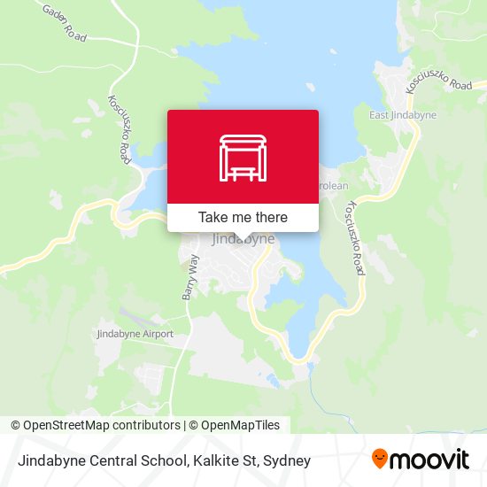 Jindabyne Central School, Kalkite St map