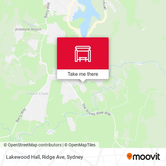 Lakewood Hall, Ridge Ave map