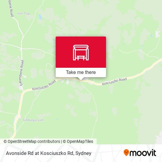 Avonside Rd at Kosciuszko Rd map