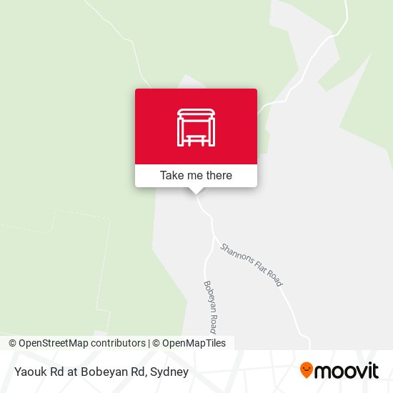 Yaouk Rd at Bobeyan Rd map