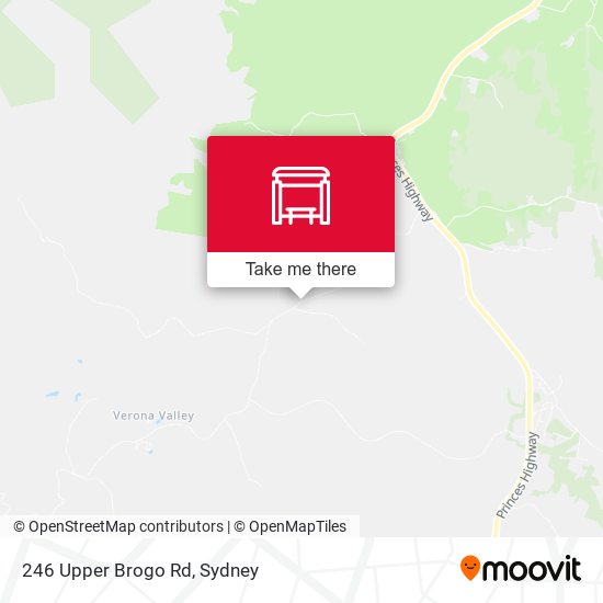 246 Upper Brogo Rd map