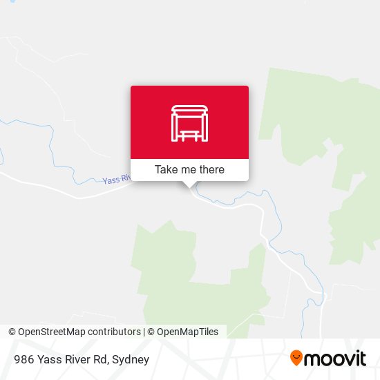 986 Yass River Rd map
