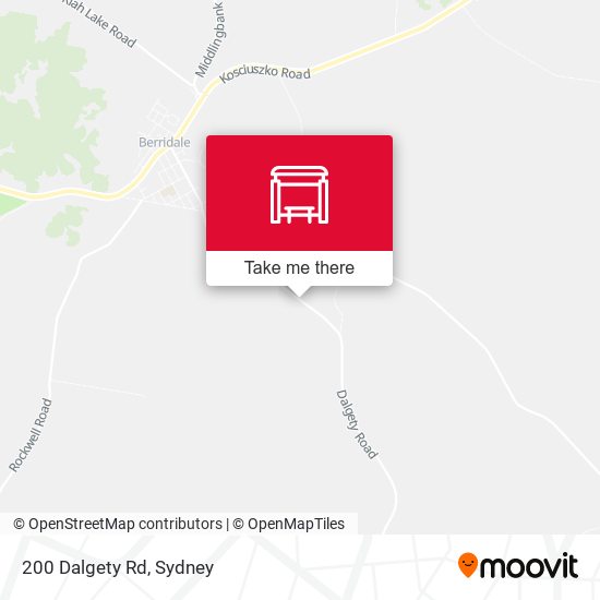 200 Dalgety Rd map