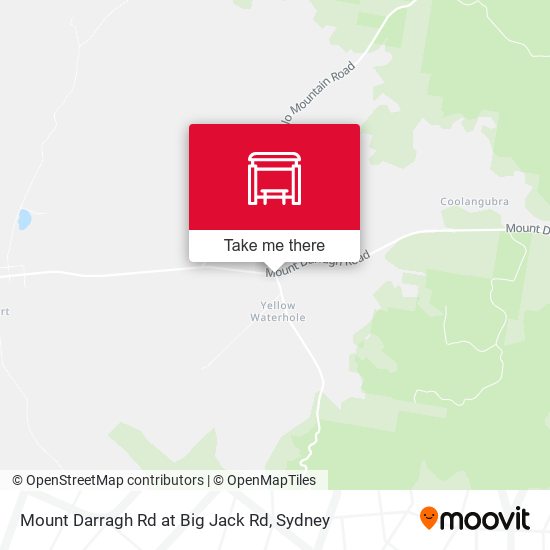 Mount Darragh Rd at Big Jack Rd map