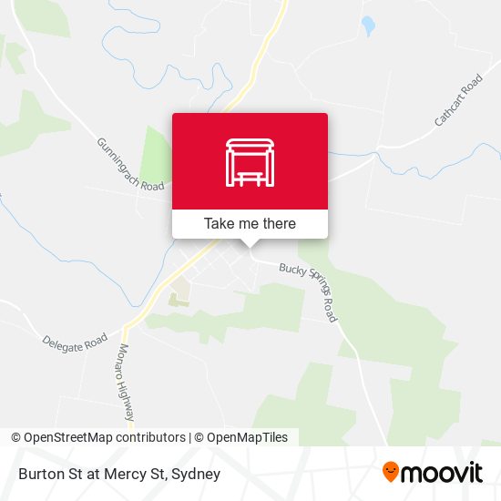 Burton St at Mercy St map