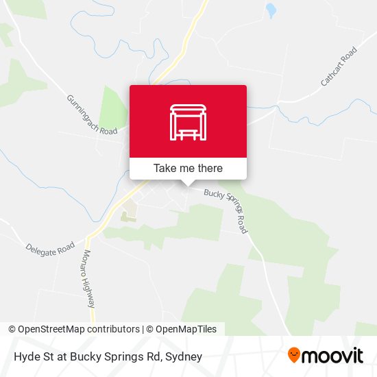 Hyde St at Bucky Springs Rd map
