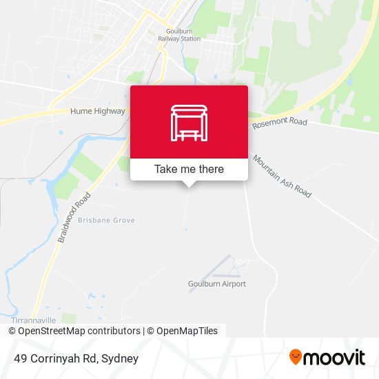 49 Corrinyah Rd map