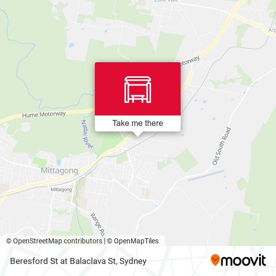 Beresford St at Balaclava St map