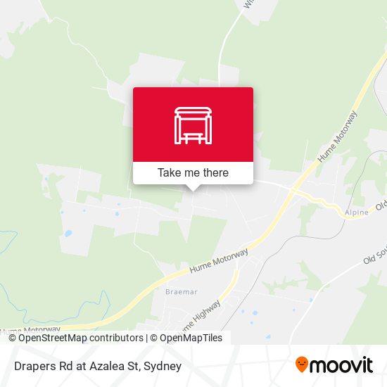 Drapers Rd at Azalea St map