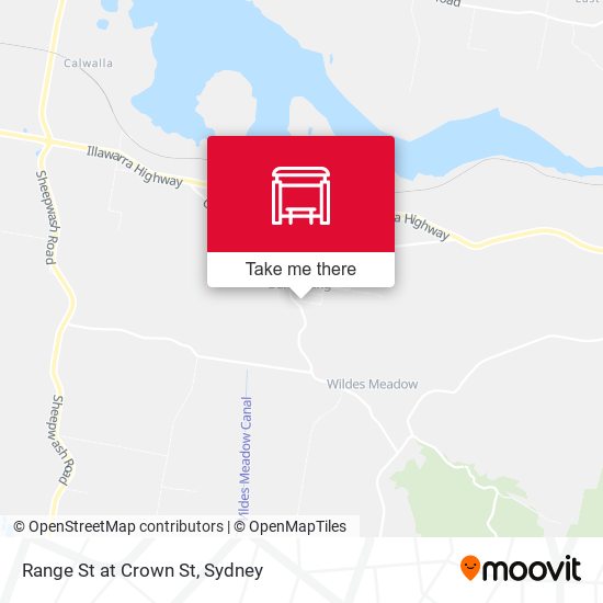 Range St at Crown St map