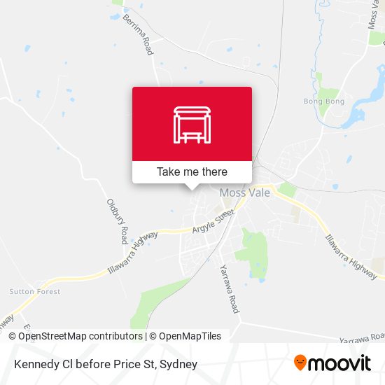 Kennedy Cl before Price St map