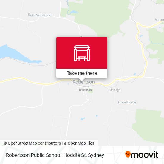 Robertson Public School, Hoddle St map